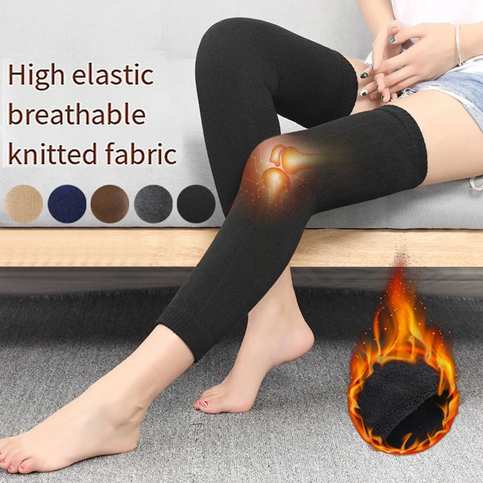 2 Pcs Cashmere Wool Warm Kneecap, Knee Protector For Men, Women & Short Leg Warmer/Leg Warm Socks/Warm